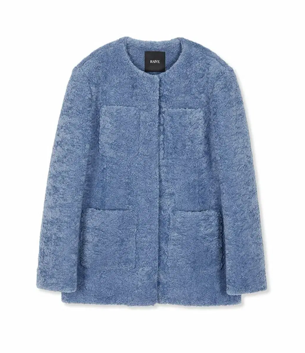 레이브 RAIVE Fur Jacket in Blue